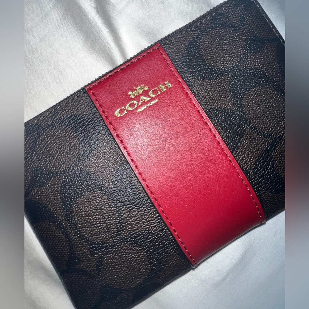 Coach Signature Wristlet